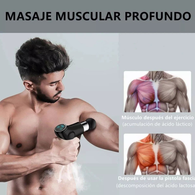 Monstyle Pistola De Masaje Muscular Para Relajar Aliviar El Dolor
