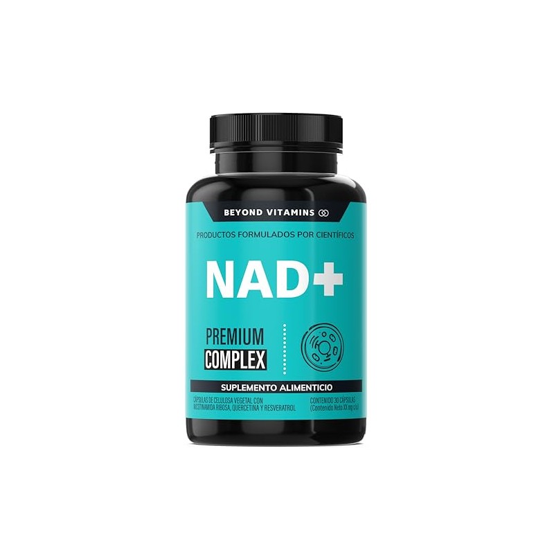 Nad Nicotinamida Ribosa Potenciado Resveratrol Quercetina Betaina Hcl Semilla Uva