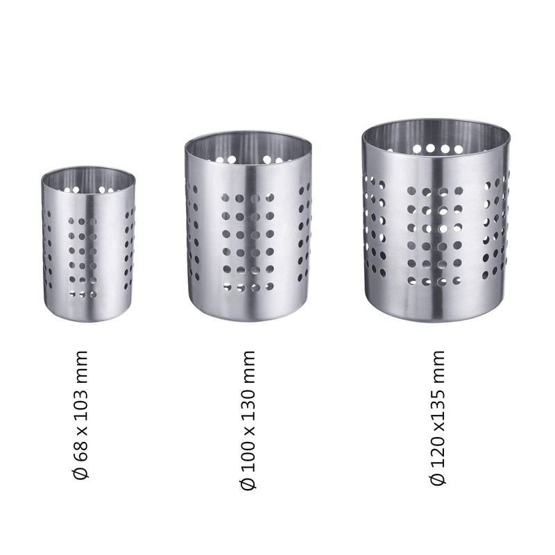Westmark 3 Cutlery Baskets/Utensil Holder, Round, 3 Sizes, Small, Medium,