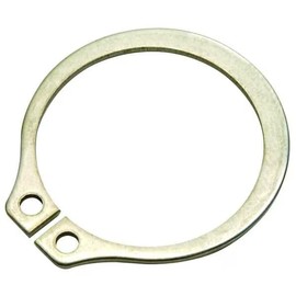 External Retaining Ring, Stainless Steel Plain Finish, 1 in Shaft Dia, 5 PK, Mfr: SH-100SS-A