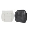 FZJDSD Black Leather Driver Side Bottom Replacement Seat Cover and