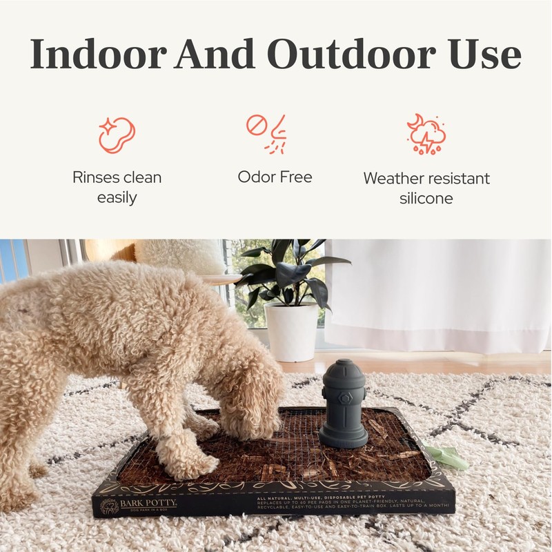 Small Dog Fire Hydrant 4x7 Silicone Soft Potty Training Aid