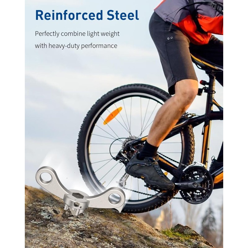 Pawfly - Herramienta de ajuste de manivela para bicicleta, herramienta