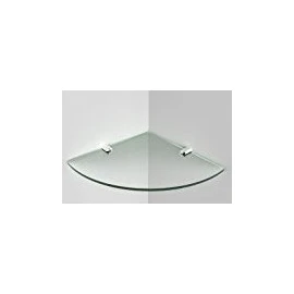 Expression Products Acrylic Corner Shelf tough 5mm acrylic - size 200mm - approx 8" - Glass Effect