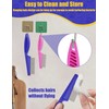 CAPHONT Flea Comb for Cats with Handle, 4 Pcs Flea