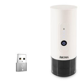 BoxWave Adapter Compatible with Aroma Portable Mini Espresso Maker - USB-A to C PortChanger (5-Pack), Type-C OTG Convert Charging Data Adapter - Metallic Silver