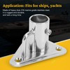 Flagpole Bracket, 90 Degree Flagpole Holder, 1" 316 Stainless Steel