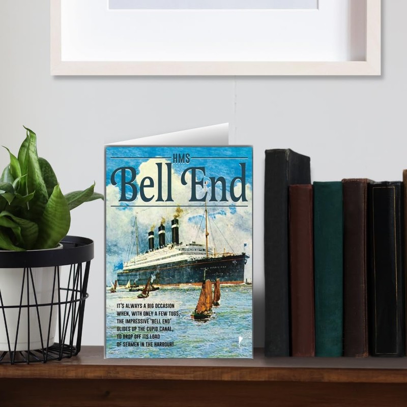 Emotional Rescue Funny Birthday Card For Him,Rude Birthday Card Male