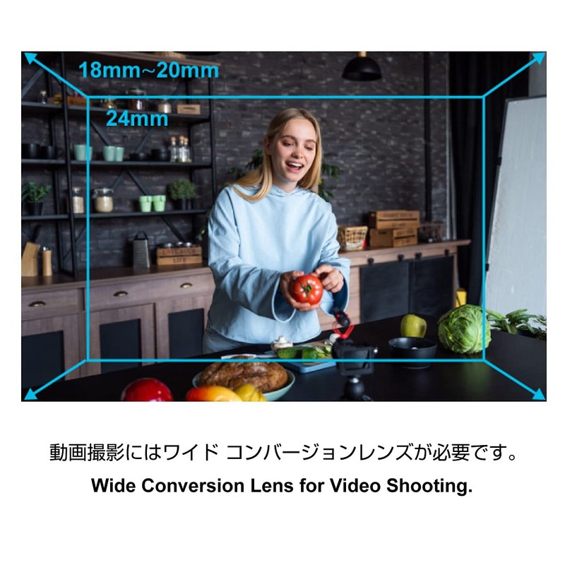 GIZMON HD Wide & Marco Conversion Lens for UX-Tube UX-WL01