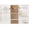 50 Pack Kraft Envelopes Recycled Fleck Natural Brown (DL (110x220mm))
