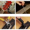 Guitar Tool Kit Bridge Pin Saddle Nut File Radius Ruler