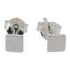 Touch Jewellery 925 Sterling Silver Small Square Stud Earrings