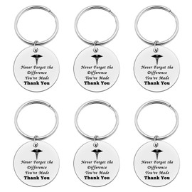 Ximalun 6Pcs Veterinarian Gifts Keyring Vet Tech Appreciation Gifts Veterinary Assistant Staff Thank You Gift Vet Tech Week Gift