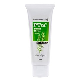 Pomada de Tomillo - Crema Natural con Aceites Esenciales Puros - Cuidado Respiratorio - Alivio de Tos y Molestias de Garganta - Aromaterapia para Toda la Familia, 60g