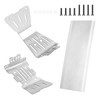 RC Car Skid Plate Set, daitoku Stainless Steel Chassis Armor