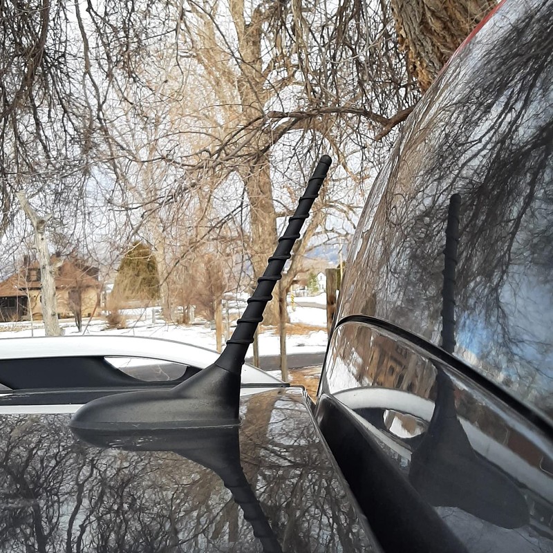 Antena corta negra de 17,78 cm para Chrysler Dodge Jeep