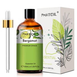 PHATOIL Bergamot 3.4 fl oz (100 ml) Essential Oil Aroma Oil Gift