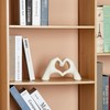 OTARTU Marble Gesture Heart Decoration, Modern Love Statue Finger, Abstract