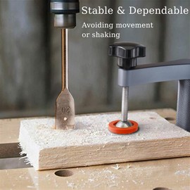 RUITOOL Bench Dog Clamp，3/4"（19mm）Holdfast Dog Hole Clamp，Adjustable MFT Table Aluminum Alloy Securing Down Clamps for Woodworking Tools - 2 Pack