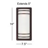 John Timberland Habitat Modern Industrial Wall Light Sconce Rubbed Bronze