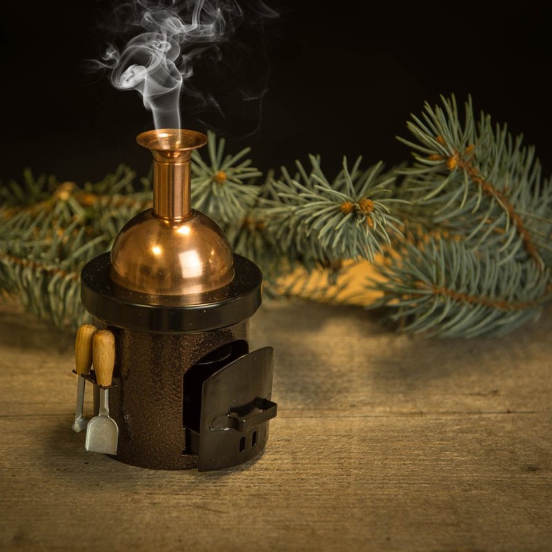 Crottendorfer Incense Cone Stove, Brewing Kettle, Incense Cones, Size M