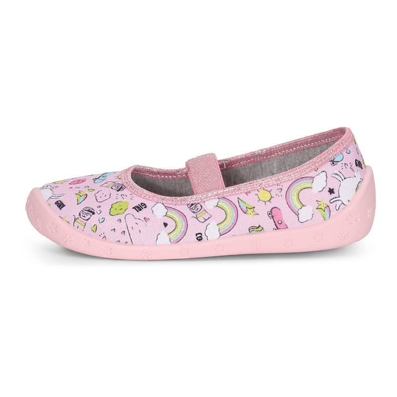 Ladeheid LARW008 girl’s slippers - Pink rainbow, size: 27 EU