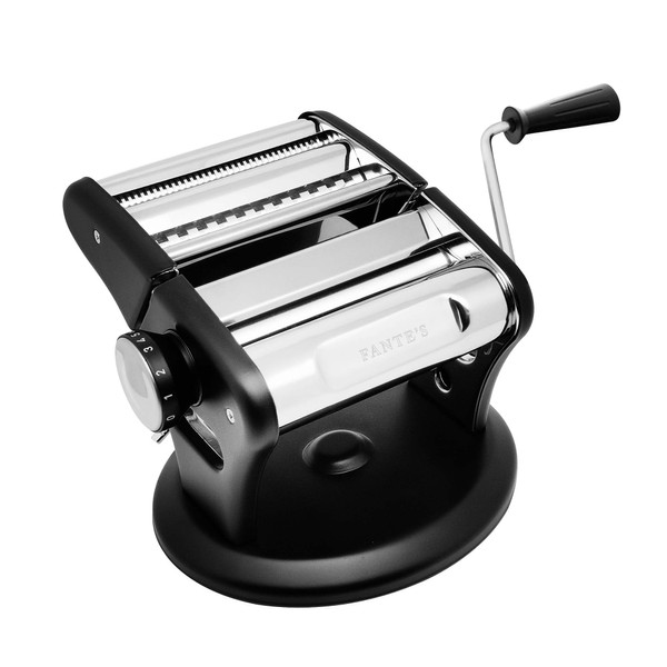 Fantes Supreme Pasta Machine with Double Pasta Cutter and Suction