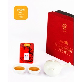 TRAVIET Tea Couple Porcelain Plus Gift set, Gift for Drinkers, Loose Leaf Tea, Oolong Tea