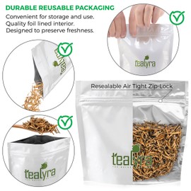 Tealyra - Imperial Golden Monkey - Yunnan Black Loose Leaf Tea - Best Chinese Tea - Organically Grown - Bold Caffeine - 220g (8-ounce)