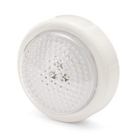 Velamp IL05LED rounD Push Light, 3 LEDs, White