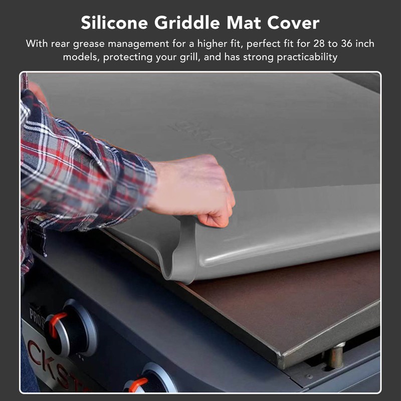 Silicone Griddle Mat Silicone Protective Mat Cover Grill Cover for