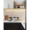 MOPTORLS Peel and Stick Mother of Pearl Shell Backsplash Tile