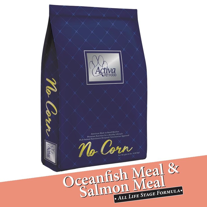 Activa No Corn Custom Dog Food (Oceanfish, 15lb.)
