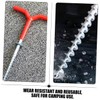 Totority 4Pcs Spiral Camping Stake Durable Ground Nails for Tents