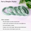 Jade Bangle Bracelet for Women Retro Chinese Style Natural Green