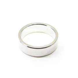 Bazooka Aluminum Head Spacer, Silver, 1-1/8, 10mm