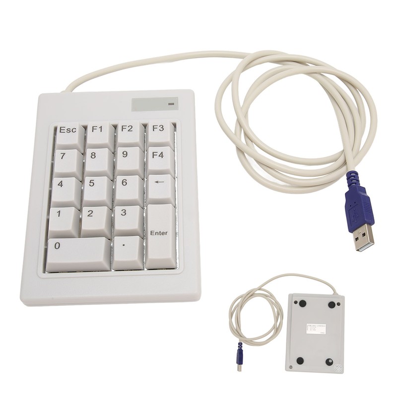Mechanical Numpad Wired 18 Keys Linear Action Switch ABS Plug