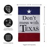 Gifted Living Don't Mess with Texas Garden Flag