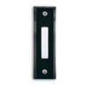 Heath Zenith Wired Push Doorbell Button, Black, Plastic, Surface Mount,