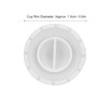 Pack of 100 Eyelash Glue Ring Cup, Disposable Eyelash Extension