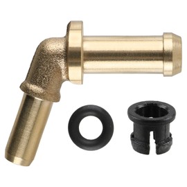 CARBBIA Thermostat Water Outlet Hose Connector Kit with Brass Hose Barb Compatible with Jaguar XF XE XJ XK F-Type F-Pace Compatible with Land Rover Range Rover LR049989 LR048474 C2Z28467 C2Z28258