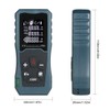 Laser Distance Meter Handheld 1.6-inch LCD Diastimeter Bubble Level Pythagorean