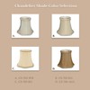 Royal Designs 5" Decorative Trim Scallop Bell Chandelier Lamp Shade,