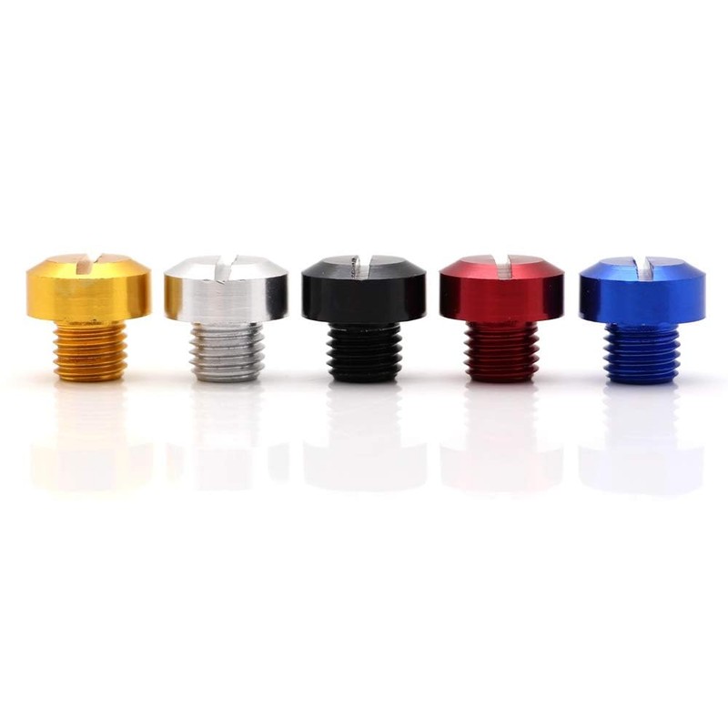 REWOLFNUS Universal Motorcycle M10x1.25 Mirror Hole Plugs Rearview Mirror Screws