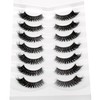 Pooplunch False Eyelashes Fluffy Cat Eye Look Natural Volume Wispy