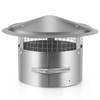 Fardtry 8 Inch Adjustable Galvanized Steel Chimney Cap, Round Chimney