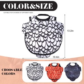 Aimery Protective Chicken Saddles for Hens - Adjustable Back Protector with Simulated Feathers & Durable Design