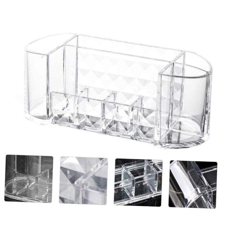 Zerodeko 1pc Makeup Brush Organizer Cosmetic Organizer Sundries Storage Box