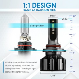 Zentico D2S 2 in 1 CSP Chips Auto LED Headlight+ RGB App Control Changing Colors
