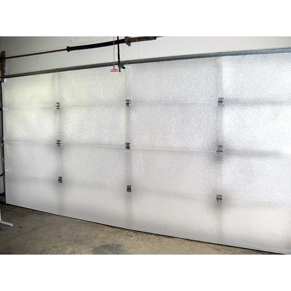 Reflective White Single Car Garage Door Insulation Foam Core Kit